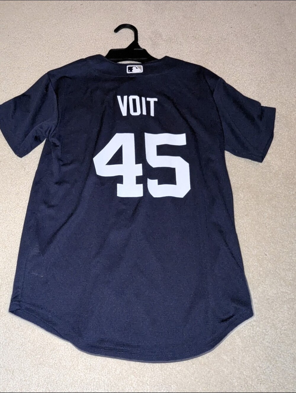 NWOT New York Yankees Luke Voit Majestic Cool Base Jersey Youth